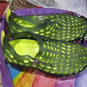 New UNISEX WATER SHOES Lime Green and Yellow Sport Slip-On Shoes